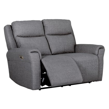 Russo 2 Seater Electric Recliner - Charcoal Russo 2 Seater Electric Recliner - Charcoal