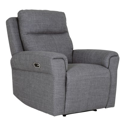 Russo Electric Recliner Chair - Charcoal Russo Electric Recliner Chair - Charcoal