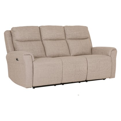 Russo 3 Seater Electric Recliner - Mushroom Russo 3 Seater Electric Recliner - Mushroom