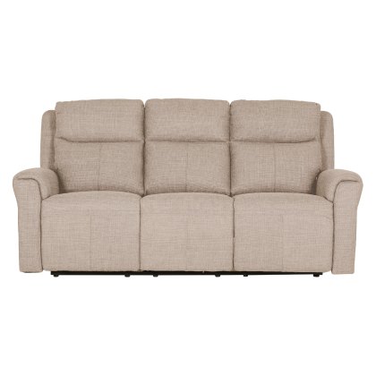 Russo 3 Seater Electric Recliner - Mushroom Russo 3 Seater Electric Recliner - Mushroom