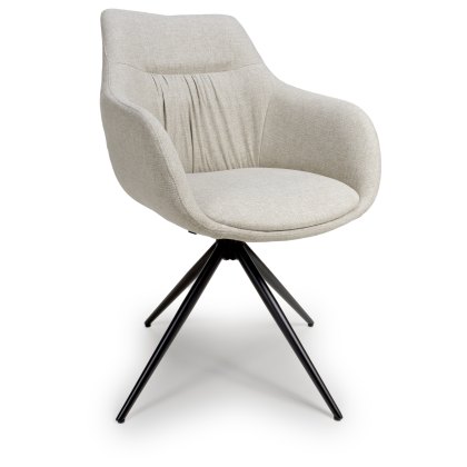 Boden Swivel Dining Armchair in Natural (Pair) Boden Swivel Dining Armchair in Natural (Pair)