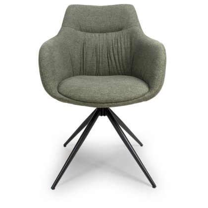 Boden Swivel Dining Armchair in Sage (Pair) Boden Swivel Dining Armchair in Sage (Pair)