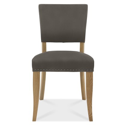 Indus Upholstered Chair - Dark Grey (Pair) Indus Upholstered Chair - Dark Grey (Pair)