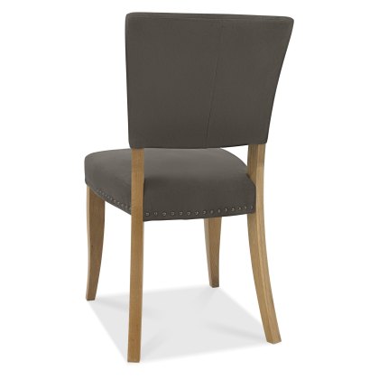 Indus Upholstered Chair - Dark Grey (Pair) Indus Upholstered Chair - Dark Grey (Pair)