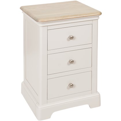 Ludlow Painted 3 Drawer Bedside Ludlow Painted 3 Drawer Bedside