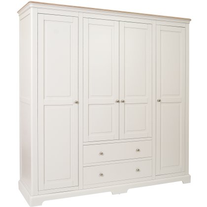 Ludlow Painted Quad Wardrobe Ludlow Painted Quad Wardrobe