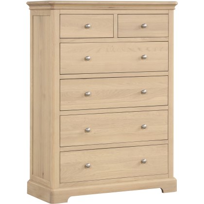 Ludlow Oak 2 Over 4 Drawer Chest Ludlow Oak 2 Over 4 Drawer Chest