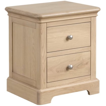 Ludlow Oak 2 Drawer Bedside Ludlow Oak 2 Drawer Bedside