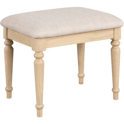 Ludlow Oak Dressing Table Stool Ludlow Oak Dressing Table Stool