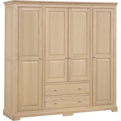 Ludlow Oak Quad Wardrobe Ludlow Oak Quad Wardrobe