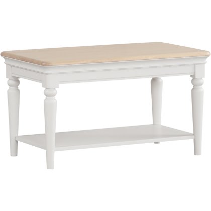 Ludlow Painted Coffee Table with Shelf Ludlow Painted Coffee Table with Shelf