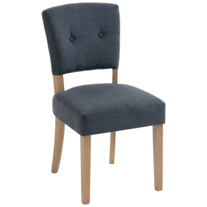 Ludlow Painted Oxford Dining Chair in Slate (Pair) Ludlow Painted Oxford Dining Chair in Slate (Pair)