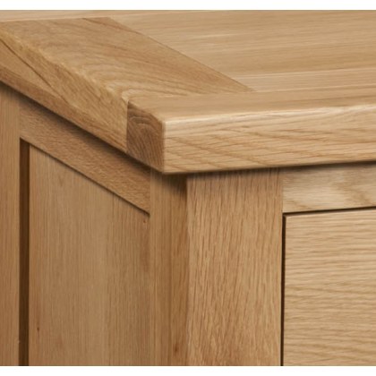 Dodford Oak Triple Wardrobe with 3 Drawers Dodford Oak Triple Wardrobe with 3 Drawers