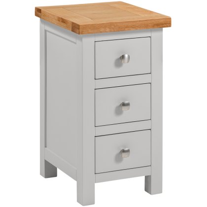 Dodford Painted 3 Drawer Compact Bedside Dodford Painted 3 Drawer Compact Bedside