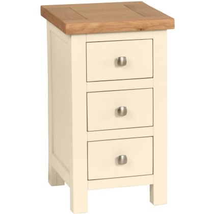 Dodford Painted 3 Drawer Compact Bedside Dodford Painted 3 Drawer Compact Bedside