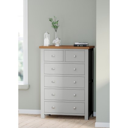 Dodford Painted 2 Over 4 Drawer Chest Dodford Painted 2 Over 4 Drawer Chest