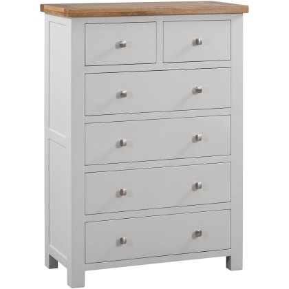 Dodford Painted 2 Over 4 Drawer Chest Dodford Painted 2 Over 4 Drawer Chest