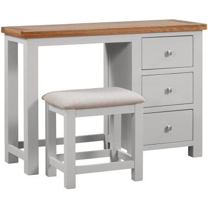 Dodford Painted Single Pedestal Dressing Table and Stool Dodford Painted Single Pedestal Dressing Table and Stool