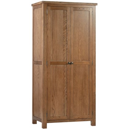 Dodford Rustic Oak Double Wardrobe Dodford Rustic Oak Double Wardrobe