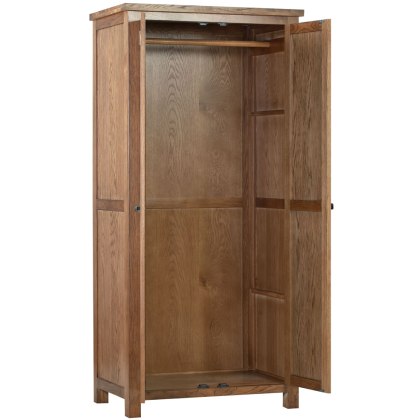 Dodford Rustic Oak Double Wardrobe Dodford Rustic Oak Double Wardrobe