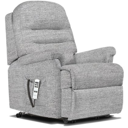 Sherborne Beaumont Dual Motor Riser Recliner Chair in Valencia Silver Sherborne Beaumont Dual Motor Riser Recliner Chair in Valencia Silver