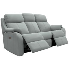 G Plan Kingsbury Leather 3 Seater Recliner with Headrest and Lumbar G Plan Kingsbury Leather 3 Seater Recliner with Headrest and Lumbar