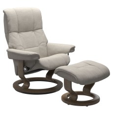 Stressless Mayfair Classic Base Chair with Footstool Stressless Mayfair Classic Base Chair with Footstool