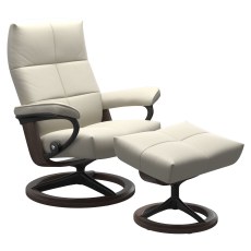 Stressless David Signature Base Chair with Footstool Stressless David Signature Base Chair with Footstool