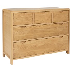 Ercol Bosco 5 Drawer Wide Chest Ercol Bosco 5 Drawer Wide Chest