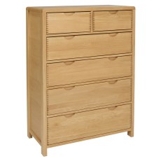 Ercol Bosco 6 Drawer Tall Wide Chest Ercol Bosco 6 Drawer Tall Wide Chest
