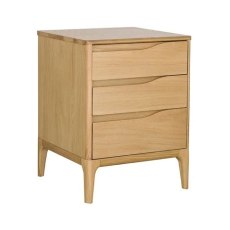 Ercol Rimini 3 Drawer Bedside Cabinet Ercol Rimini 3 Drawer Bedside Cabinet