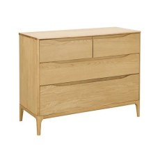 Ercol Rimini 4 Drawer Low Wide Chest Ercol Rimini 4 Drawer Low Wide Chest