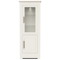 Modo Dining Narrow 2 Door Glazed Cabinet Modo Dining Narrow 2 Door Glazed Cabinet