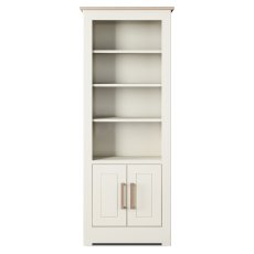 Modo Dining Wide Half Panelled Bookcase Modo Dining Wide Half Panelled Bookcase