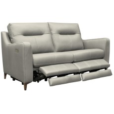 G Plan Austen Leather Small Sofa with Power Footrest G Plan Austen Leather Small Sofa with Power Footrest