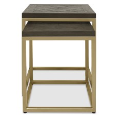 Athena Fumed Oak Nest of Tables Athena Fumed Oak Nest of Tables