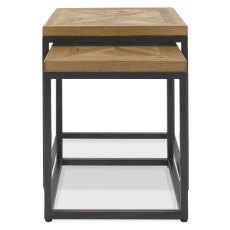 Indus Rustic Oak Nest of Tables Indus Rustic Oak Nest of Tables
