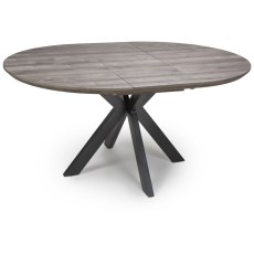 Manhattan Extending 120-160cm Round Dining Table in Grey Manhattan Extending 120-160cm Round Dining Table in Grey