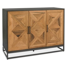 Indus Rustic Oak Narrow Sideboard Indus Rustic Oak Narrow Sideboard