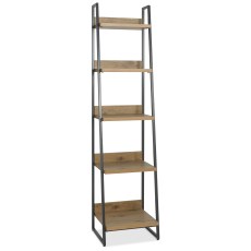 Indus Rustic Oak Narrow Open Display Unit Indus Rustic Oak Narrow Open Display Unit