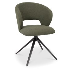 Stella 360 Self Returning Swivel Chair - Green Boucle Fabric (Single) Stella 360 Self Returning Swivel Chair - Green Boucle Fabric (Single)