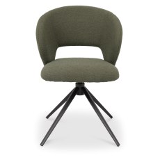 Stella 360 Self Returning Swivel Chair - Green Boucle Fabric (Single) Stella 360 Self Returning Swivel Chair - Green Boucle Fabric (Single)