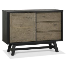 Camden Weathered Oak & Peppercorn Narrow Sideboard Camden Weathered Oak & Peppercorn Narrow Sideboard