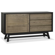 Camden Weathered Oak & Peppercorn Wide Sideboard Camden Weathered Oak & Peppercorn Wide Sideboard