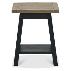 Camden Weathered Oak & Peppercorn Lamp Table Camden Weathered Oak & Peppercorn Lamp Table