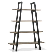 Camden Weathered Oak & Peppercorn Open Display Unit Camden Weathered Oak & Peppercorn Open Display Unit