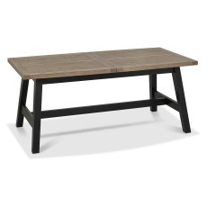 Camden Weathered Oak & Peppercorn 4-6 Extending Dining Table Camden Weathered Oak & Peppercorn 4-6 Extending Dining Table