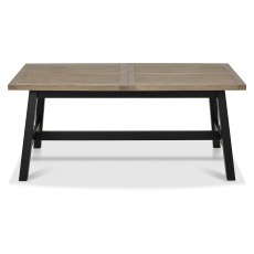 Camden Weathered Oak & Peppercorn 4-6 Extending Dining Table Camden Weathered Oak & Peppercorn 4-6 Extending Dining Table