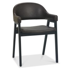 Camden Peppercorn Upholstered Armchair - Old West Vintage Leather (Pair) Camden Peppercorn Upholstered Armchair - Old West Vintage Leather (Pair)