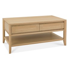 Bergen Oak Coffee Table with Drawer Bergen Oak Coffee Table with Drawer